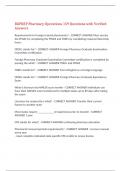 RXPREP Pharmacy Operations 159 Questions with Verified Answers&comma;100&percnt; CORRECT