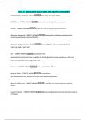 TAUC PF EXAM 2024 QUESTIONS AND VERIFIED ANSWERS