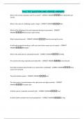 TAUC TEST QUESTIONS AND VERIFIED ANSWERS