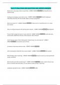 TAUC PF FINAL EXAM 2024 QUESTIONS AND VERIFIED ANSWERS