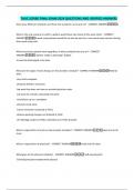 TAUC SCRIBE FINAL EXAM 2024 QUESTIONS AND VERIFIED ANSWERS