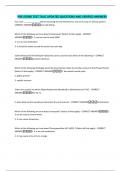 PRE-SCRIBE TEST TAUC UPDATED QUESTIONS AND VERIFIED ANSWERS