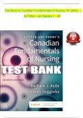 TEST BANK for Potter and Perry&rsquo;s FUNDAMENTALS OF NURSING&comma; 7TH EDITION BY Barbara Astle ALL CHAPTERS 1 to 49 Complete