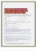 JOURNEYMAN Practice Exam Questions and Answers Latest Versions 2025 Top Rated A&plus;