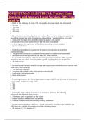 JOURNEYMAN ELECTRICAL Practice Exam Questions and Answers Latest Versions 2025 Top rated A&plus;