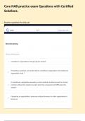 Core NAB practice exam Questions with Certified Solutions&period;