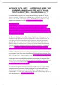 ULTIMATE ENPC &lpar;100&percnt;&ast; &ast;CORRECTIONS MADE POST REMEDIATION FEEDBACK&rpar; 120&plus; QUESTIONS & VERIFIED SOLUTIONS &sol; 2025&period;ORIGINAL COPY