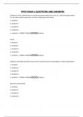 PPCP EXAM 1 QUESTIONS AND ANSWERS