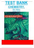 COMPLETE TEST BANK FOR INTRODUCTORY Chemistry&colon; The Molecular Nature of Matter And Change &lpar;10th Edition&rpar; By Martin Silberberg &lpar;Author&rpar;&comma; Latest Update
