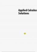 Solutions Manual&comma; Summary&colon;   Applied Calculus&comma;Waner&comma; 8e    &lpar;2025 update&rpar;