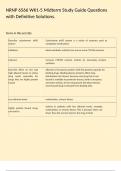 NRNP 6566 WK1-5 Midterm Study Guide Questions with Definitive Solutions&period;