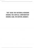 Test Bank for Davis Advantage for Maternal-Newborn Nursing&colon; The Critical Components of Nursing Care&comma; 4th Edition&comma; by Roberta Durham&comma; Linda Chapman&period; All Chapters 1 - 19