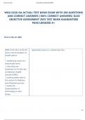 WGU D220 OA ACTUAL TEST BANK EXAM WITH 280 QUESTIONS  AND CORRECT ANSWERS &lpar;100&percnt; CORRECT ANSWERS&rpar; D220  OBJECTIVE ASSESSMENT 2025 TEST BANK GUARANTEED  PASSGRADED A&plus; 