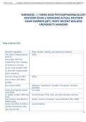 NURS6630 &sol;&sol;&sol;NURS 6630 PSYCHOPHARMACOLOGY  MIDTERM EXAM 2 VERSIONS ACTUAL MIDTERM  EXAM SUMMER QRT&vert; MOST RECENT WALDEN  UNIVERSITY&vert;AGRADED