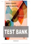 Test bank - public health nursing&colon; Population-Centered Health Care in the Community 11th edition &lpar;Stanhope&comma;2024&rpar;&comma; Latest Edition &vert;&vert; All Chapters