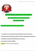RN Mental Health ATI Proctored Exam with NGN Questions and Verified Answers LATEST UPDATE&excl;&excl;&excl;&excl;