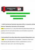  Psychiatric Assessment for Psychiatric-Mental Health Nurse Practitioner&comma; exams