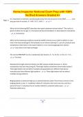 Home Inspector National Exam Prep with 100&percnt; Verified Answers Graded A&plus;