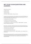 MFT STUDY EXAM QUESTIONS AND ANSWERS&period;