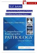 Test bank for Comprehensive Radiographic Pathology  8th Edition by Eisenberg&comma; Chapters 1 - 12 &vert; LATEST