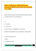 ASET CNIM Exam 2025&sol;2026 Exam  Questions Marking Scheme New Update  &vert; A&plus; Rated 