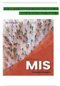 TEST BANK For Management Information Systems&comma; 11th Edition by Hossein Bidgoli&comma; Chapters 14  complete newest version updated 2025
