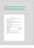   BIOD 121 Module 3&semi;Exam &lpar;2 Versions of  Each Exam&comma; New&rpar;&lpar;2025&rpar;&colon; Essentials in  Nutrition&colon; Portage Learning&lpar;QUESTIONS  WITH GRADE A ANSWERS&rpar;