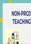 Non projected teaching aids used in nursing education 