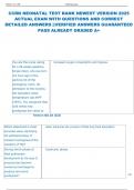 CCRN NEONATAL TEST BANK NEWEST VERSION 2025  ACTUAL EXAM WITH QUESTIONS AND CORRECT  DETAILED ANSWERS &vert;&vert;VERIFIED ANSWERS GUARANTEED  PASS ALREADY GRADED A&plus;