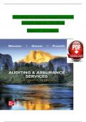Test Bank For Auditing & Assurance Services&colon; A Systematic Approach&comma; 12th Edition By William Messier Jr&comma; Steven Glover&comma; Chapters 1 - 21&comma; Complete Newest Verified Version
