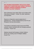 EFD TRAINING EXAM NEWEST 2025 ACTUAL EXAM  COMPLETE 70 QUESTIONS AND CORRECT DETAILED  ANSWERS &lpar;VERIFIED ANSWERS&rpar; &vert;ALREADY  GRADED A&plus;&vert;&vert;LATEST VERSION&excl;&excl; 