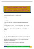 Utah Contractor Exam &lpar;Real&rpar; Questions and Answers 100&percnt; Pass