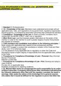   CAIA STANDARDS & ETHICS&vert;&vert; 170&plus; QUESTIONS AND ANSWERS GRADED A&plus;