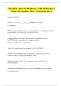 GMS 6474 University Of Florida -GMS 6474 lecture 2 - lecture 38 Questions &vert;2025 &vert; Guaranteed Pass &excl;&excl;