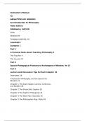 Solutions Manual&sol;Summaries&colon; Archetypes of Wisdom An Introduction to Philosophy&comma; - Soccio - 9e &lpar;2025 update&rpar;