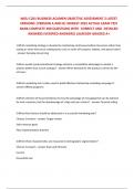 WGU C201 BUSINESS ACUMEN OBJECTIVE ASSESSMENT 2 LATEST VERSIONS &vert;VERSION A AND B&vert; NEWEST 2025 ACTUAL EXAM TEST BANK COMPLETE 400 QUESTIONS WITH  CORRECT AND  DETAILED ANSWERS &lpar;VERIFIED ANSWERS&rpar; &vert;ALREADY GRADED A&plus;