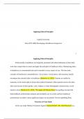  Applying Ethical Principles Capella University Nurse FPX 4000 Developing a Healthcare Pro