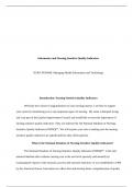  Informatics and Nursing Sensitive Quality Indicators NURS-FPX4040&colon; Managing Health Inform