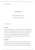  1 Personal Cultural Profile Personal Cultural Profile COM200&colon; Interpersonal Communication