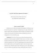  1 Case Study&colon; Ethical Theory Application and Evaluation The University of Arizona Global 