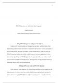  1 PICO&lpar;T&rpar; Questions and an Evidence-Based Approach Capella University NURS-FPX4030&colon; Makin