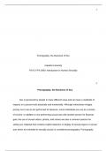  1 Pornography&comma; the Business of Sex Capella University PSYC FPX-2800&colon; Introduction to Huma