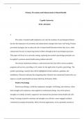  1 Primary Prevention and Enhancement in Mental Health Capella University PSYC-FPX4110 2 T