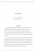  1 Illustrative Biography University of Arizona Global Campus PSY615 Personality Traits 2 
