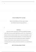  1 Forensic Psychology&colon; Dereks Case Study School of Social and Behavioral Sciences&comma; Capell