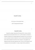  1 Responsible Consulting The University of Arizona Global Campus BUS 370&colon; Organizational 