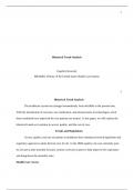  1 Historical Trend Analysis Capella University BHA4002&colon; History of the United States Heal
