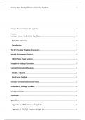  Running head&colon; Strategic Process Analysis for Apple Inc&period;                                  