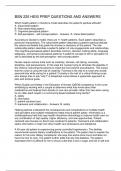 BSN 225 HESI PREP QUESTIONS AND ANSWERS