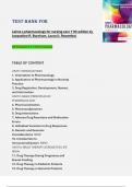 Test bank for  Lehne s pharmacology for nursing care 11th edition by  Jacqueline R&period; Burchum&comma; Laura D&period; Rosenthal All Chapters 1-110 Complete